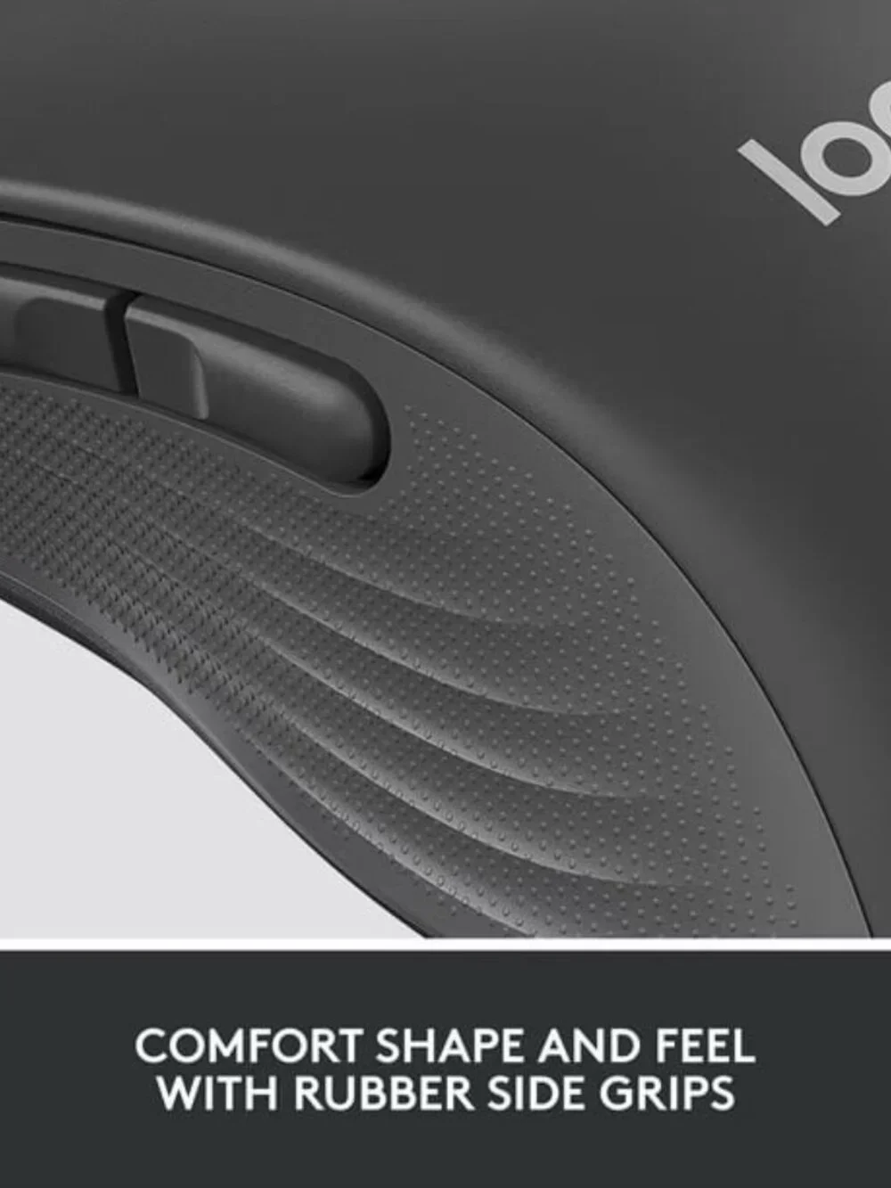 Logitech Signature M650 L Wireless Ergonomic Optical Mouse (Graphite)